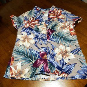 HILO HATTIE - THE HAWAIIAN ORIGINAL - WOMENS SLEEVELESS TANK TOP - SIZE SMALL